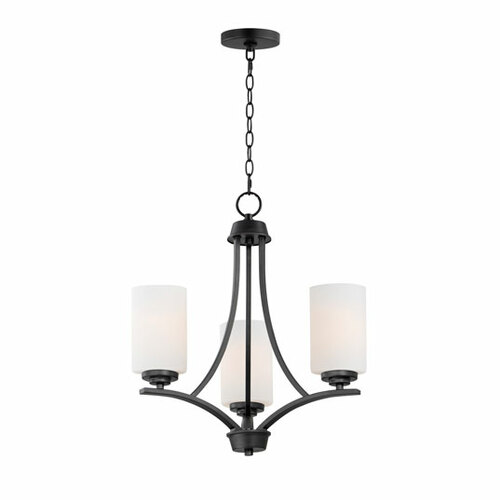 Deven Chandelier in Black by Maxim Lighting