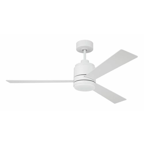 McCoy 52-Inch LED Ceiling Fan in White by Craftmade Lighting