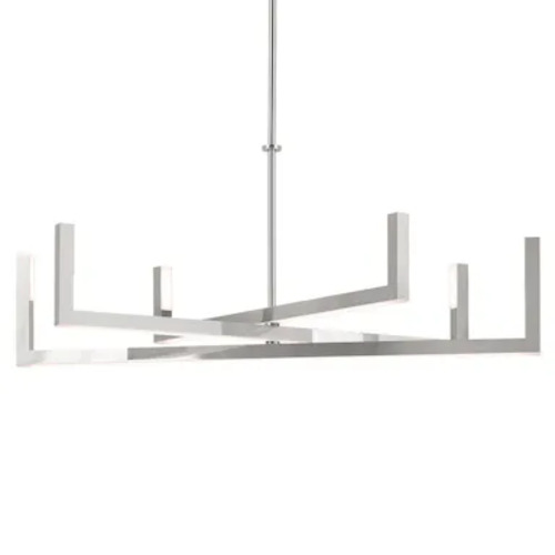 Priam 38-Inch LED Chandelier in Polished Nickel by Kichler Lighting
