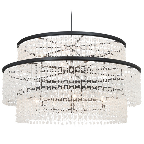 Minka Lavery Shimmering Elegance Sand Coal Chandelier