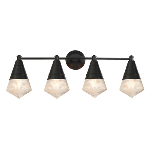 Maxim Lighting Hargreaves 33.25-Inch Bath Light in Black by Maxim Lighting 10394PRBK