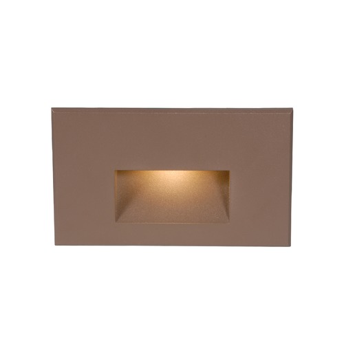 Bronze LED Recessed Step Light with White LED by WAC Lighting