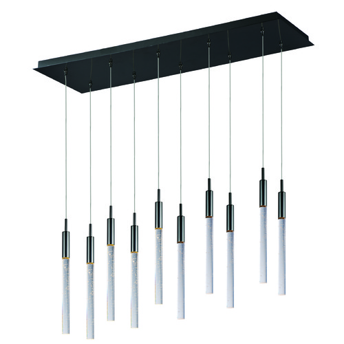 ET2 Lighting Scepter Black Chrome LED Multi-Light Pendant by ET2 Lighting E32779-91BC