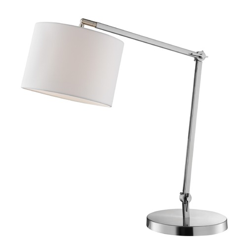 Lite Source Lighting Lark Brushed Nickel Swing Arm Lamp by Lite Source Lighting LS-23155