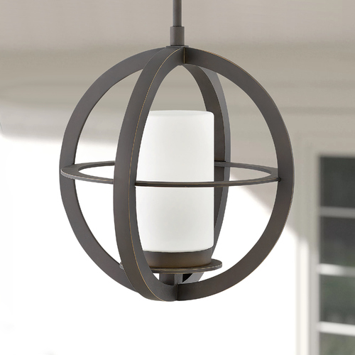Hinkley Compass 14-Inch Oil Rubbed Bronze Outdoor Hanging Light by Hinkley Lighting 1012OZ