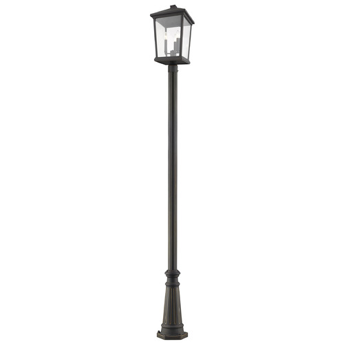 Beacon Oil Rubbed Bronze Post Light by Z-Lite