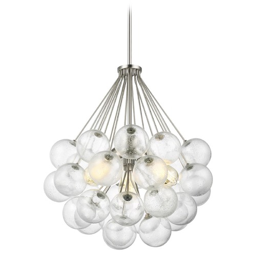 Visual Comfort Studio Collection Bronzeville Brushed Nickel Pendant by Visual Comfort Studio 6514303-962