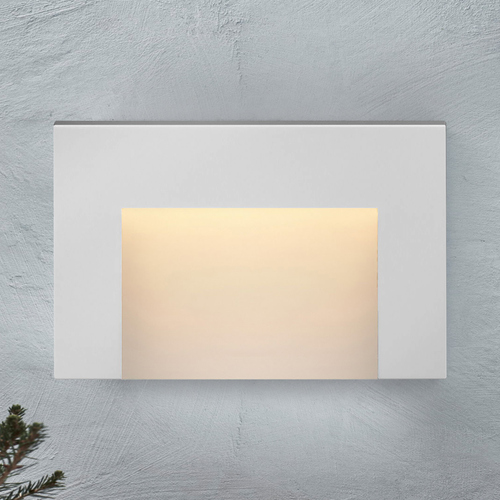Taper 4.50-Inch Wide 12V LED Deck Sconce in Satin White by Hinkley Lighting