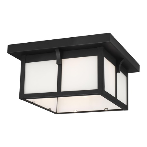 Generation Lighting Tomek Black Close-To-Ceiling Light by Generation Lighting 7852702-12