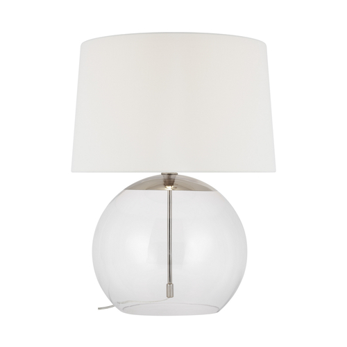 Visual Comfort Studio Collection Chapman & Meyers Atlantic Polished Nickel LED Table Lamp by Visual Comfort Studio CT1021PN1