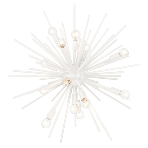 Minka Lavery Bessel Sand White Pendant Light