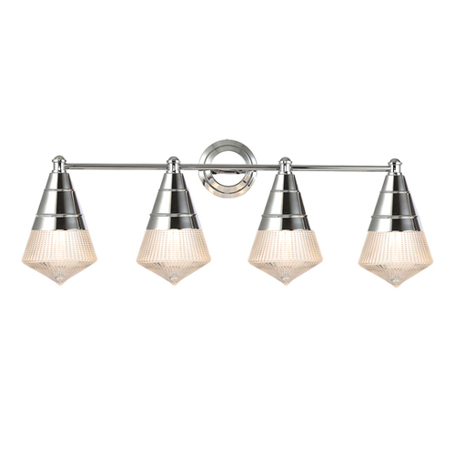 Hargreaves 4-Light Bath Light in Polished Chrome by Maxim Lighting
