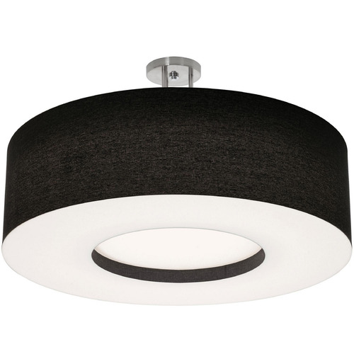 AFX Lighting Afx Lighting Montclair Satin Nickel LED Semi-Flushmount Light MCF3044L5AJUD-BKSF