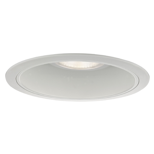 Recesso Lighting by Dolan Designs White Cone Reflector Trim for 6-Inch Recessed Housings T604W-WH