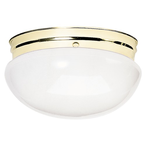 Polished Brass Flush Mount by Nuvo Lighting