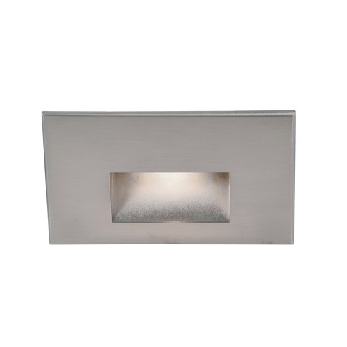 Stainless Steel LED Recessed Step Light with White LED by WAC Lighting