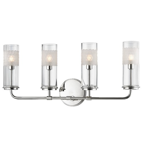 Hudson Valley Lighting Wentworth 4-Light Bath Light in Polished Nickel by Hudson Valley Lighting 3904-PN