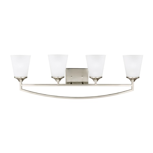 Generation Lighting Hanford 33.50-Inch Bath Light in Brushed Nickel by Generation Lighting 4424504-962