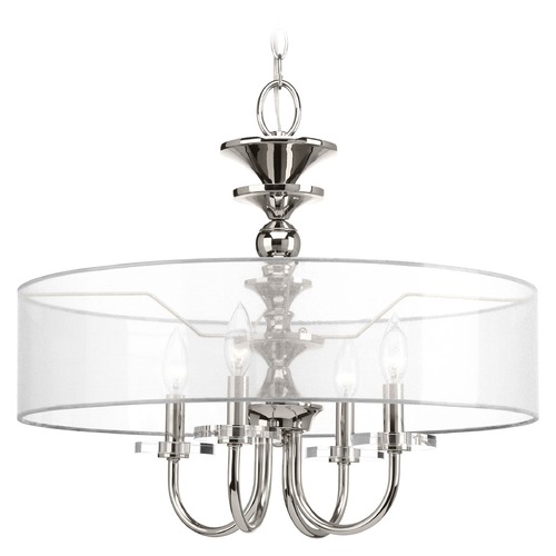 March Polished Nickel Pendant by Progress Lighting