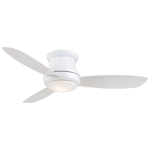 Minka Aire Minka Aire Concept Ii White LED Ceiling Fan with Light F519L-WH