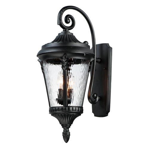 Sentry Black Outdoor Wall Light by Maxim Lighting