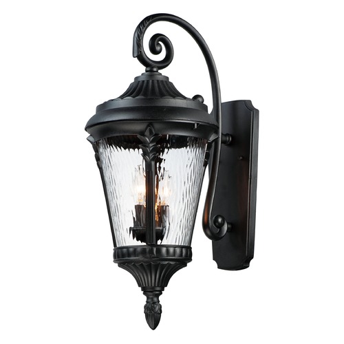 Maxim Lighting Sentry Black Outdoor Wall Light by Maxim Lighting 3055WGBK