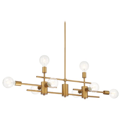 Delphi Aged Gold Linear Light by Nuvo Lighting