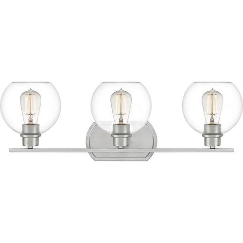 Quoizel Lighting Pruitt Brushed Nickel Bathroom Light by Quoizel Lighting PRUC8626BN