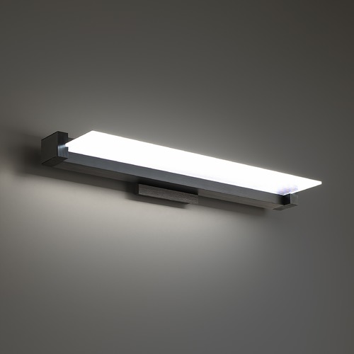 WAC Lighting Spectre 20-Inch LED Vanity Light in Black 3CCT by WAC Lighting WS-93120-BK