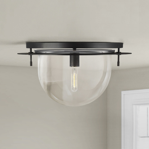 Visual Comfort Studio Collection Kelly Wearstler Nuance 18-Inch Aged Iron Flush Mount by Visual Comfort Studio KF1061AI