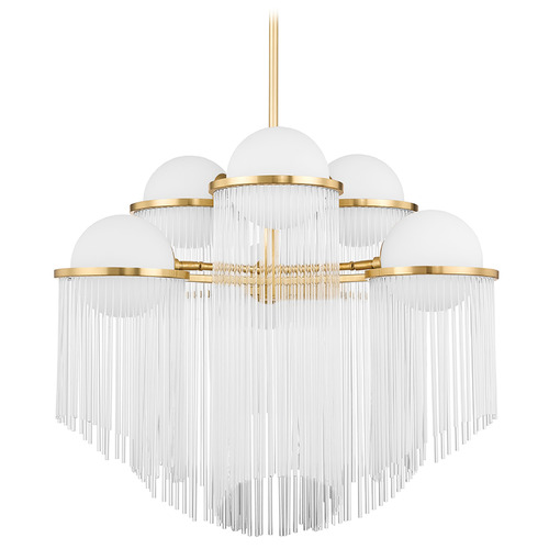 Corbett Lighting Celestial Aged Brass Chandelier