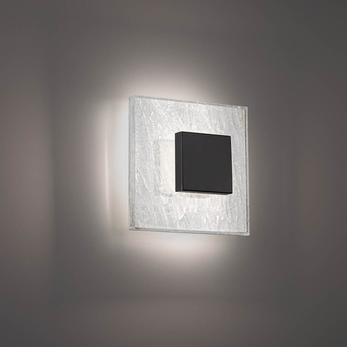 Schonbek Beyond Fragment 8-Inch LED Wall Sconce in Black by Schonbek Beyond BWS70208-BK