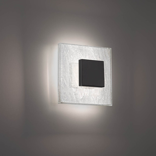 Fragment 8-Inch LED Wall Sconce in Black by Schonbek Beyond