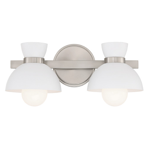 16.50-Inch Bath Light in Brushed Nickel by Meridian