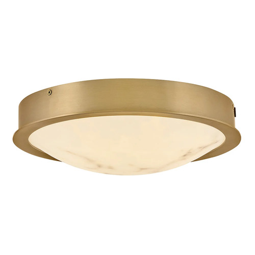 Cava 12.75-Inch LED Flush Mount in Lacquered Brass by Fredrick Ramond