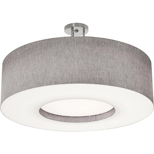 AFX Lighting Afx Lighting Montclair Satin Nickel LED Semi-Flushmount Light MCF3044L5AJUD-GYSF