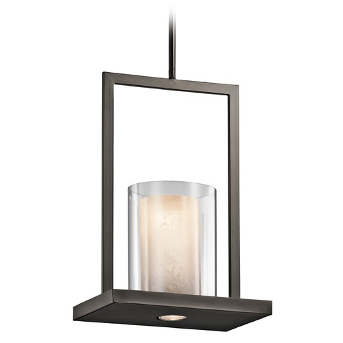 Triad 12-Inch Wide Olde Bronze Mini Pendant by Kichler Lighting