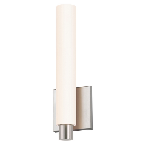 Tubo Satin Nickel LED Sconce by Sonneman Lighting