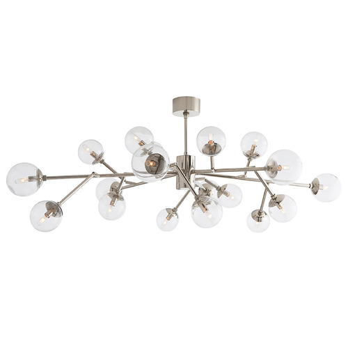 Dallas Medium Chandelier in Polished Nickel by Arteriors Home