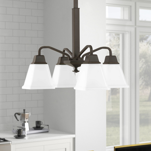 Clifton Heights Antique Bronze Chandelier by Progress Lighting