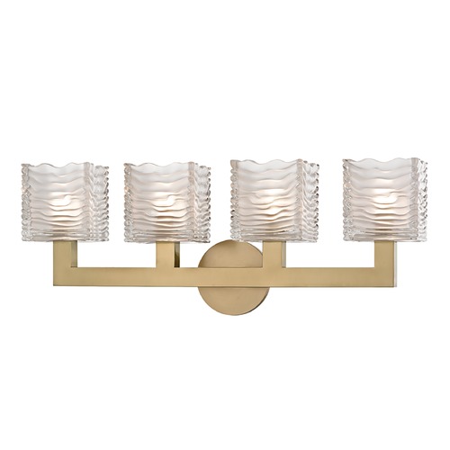 Hudson Valley Lighting Sagamore Aged Brass LED Bathroom Light by Hudson Valley Lighting 5444-AGB