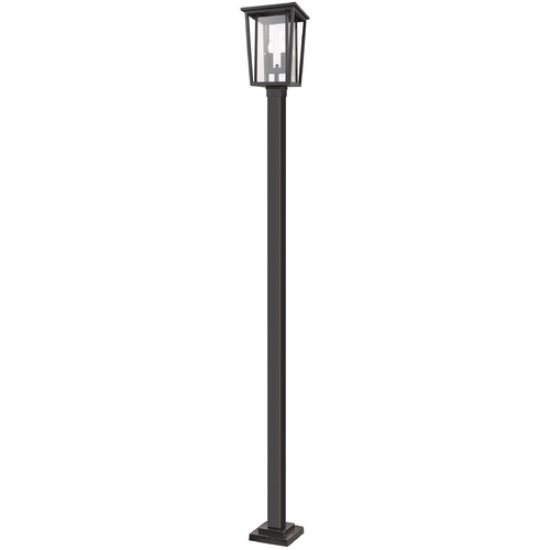 Z-Lite Seoul Oil Rubbed Bronze Post Light by Z-Lite 571PHBS-536P-ORB