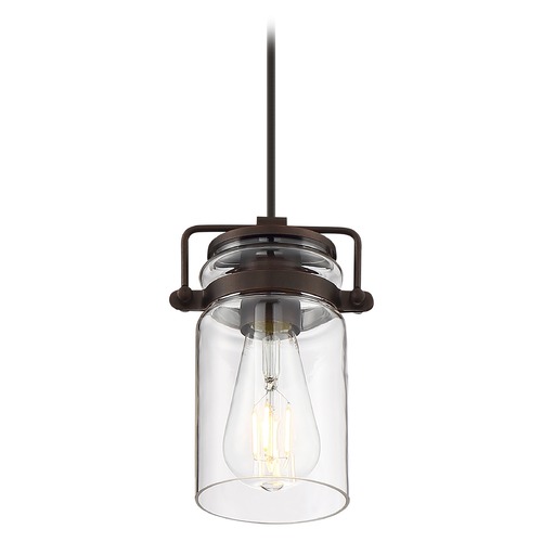 Nuvo Lighting Antebellum Mahogany Bronze Mini Pendant by Nuvo Lighting 60/6731