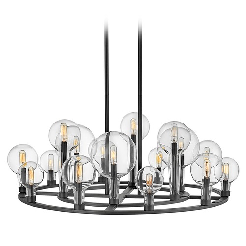 Alchemy Large Chandelier in Black by Hinkley Lighting