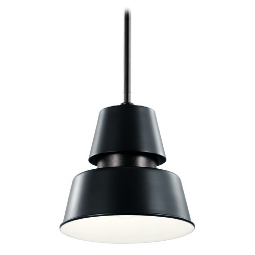 Kichler Lighting Lozano 9-Inch Black Outdoor Hanging Light by Kichler Lighting 59003BK