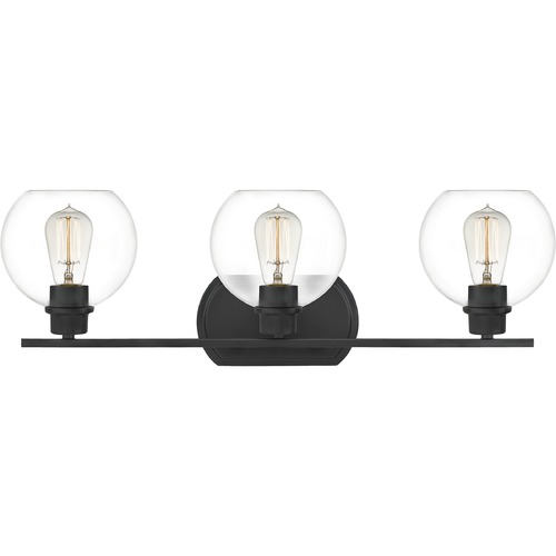 Quoizel Lighting Pruitt Matte Black Bathroom Light by Quoizel Lighting PRUC8626MBK