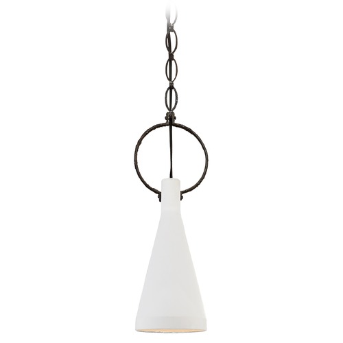Visual Comfort Suzanne Kasler Limoges Small Pendant in Natural Rust by Visual Comfort SK5360NRPW
