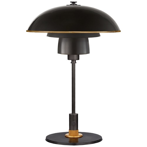 Thomas OBrien Whitman Desk Lamp in Bronze & Brass by Visual Comfort Signature
