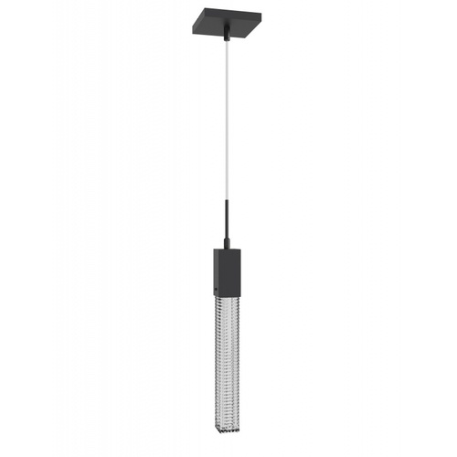 Avenue Lighting Avenue Lighting Boa Black LED Mini-Pendant Light with Rectangle Shade HF1901-1-BOA-BK