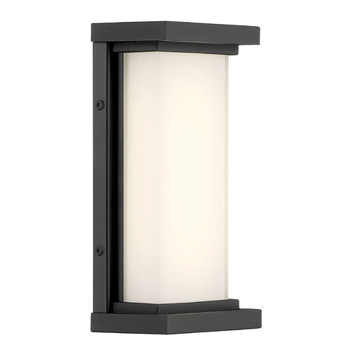 George Kovacs Lighting George Kovacs Caption Sand Coal LED Outdoor Wall Light P5560-066-L